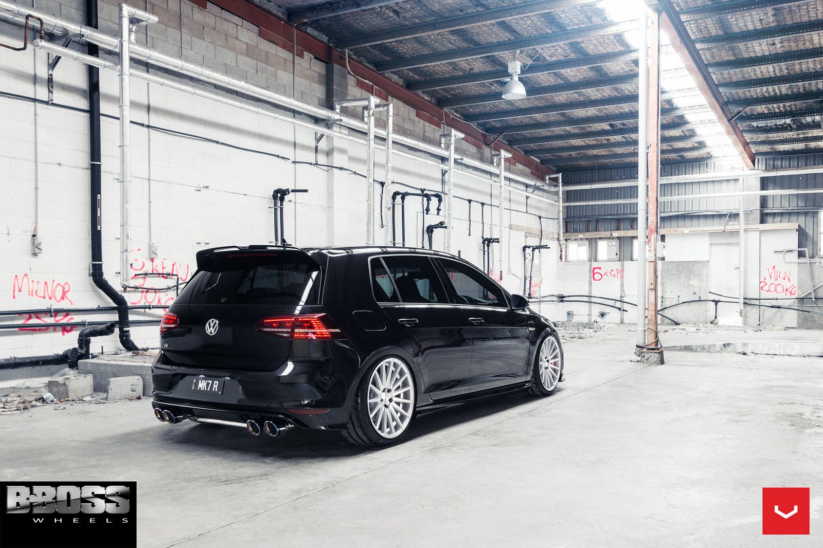 volkswagen, Gti, Vossen, Wheels, Sedan, Cars Wallpaper