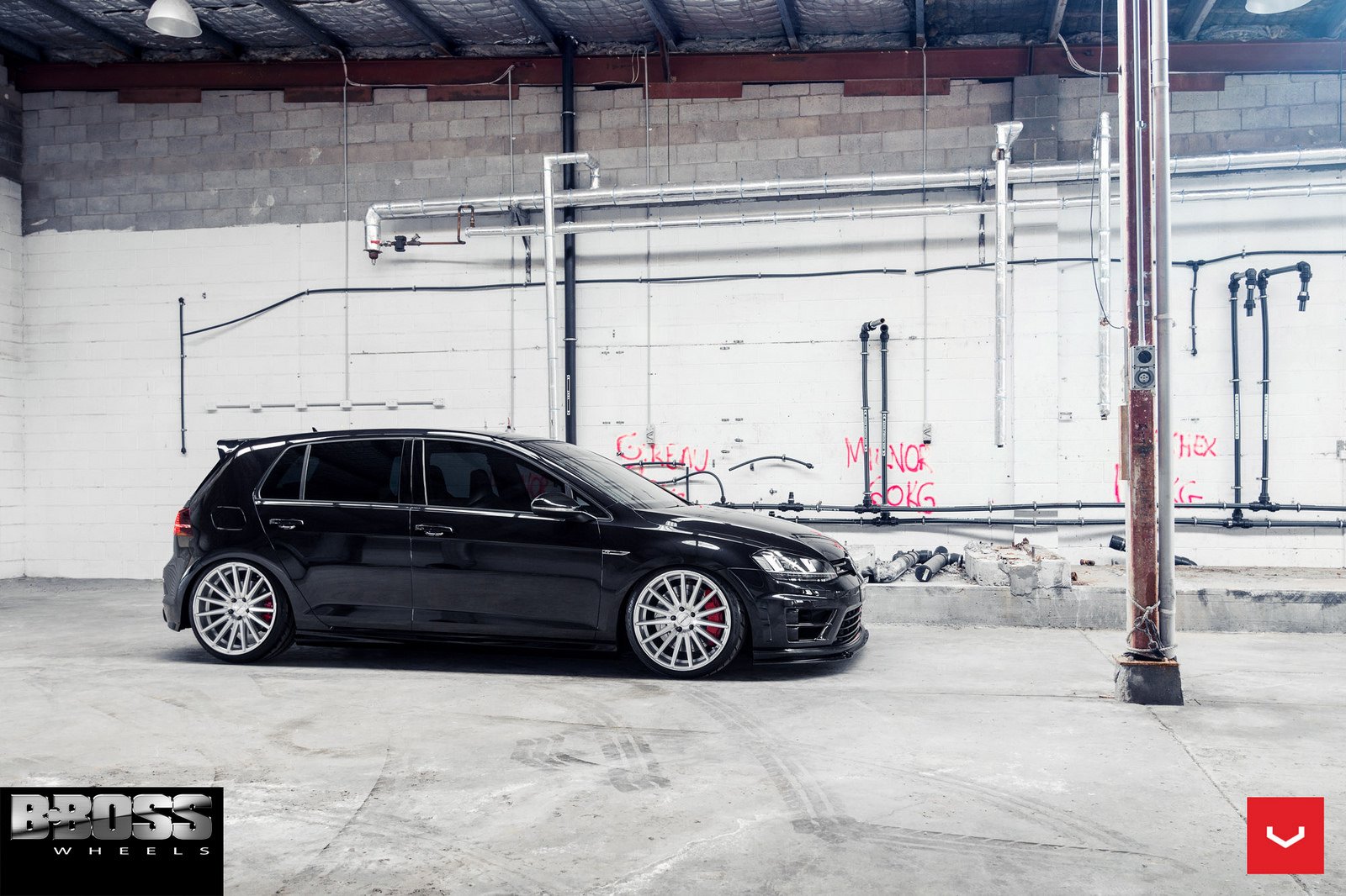 volkswagen, Gti, Vossen, Wheels, Sedan, Cars Wallpaper