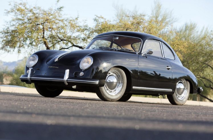 1955, Porsche, 356, 1500, Continental, Coupe, Retro HD Wallpaper Desktop Background