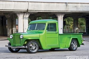 1950, Willys, Jeep, Pickup, Custom, Hot, Rod, Rods, Retro