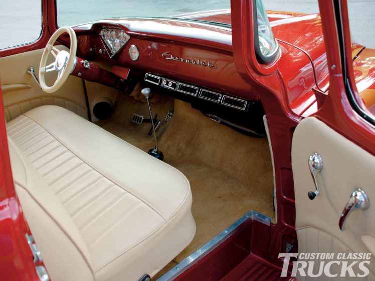 1956, Chevrolet, Pickup, Custom, Hot, Rod, Rods, Retro HD Wallpaper Desktop Background