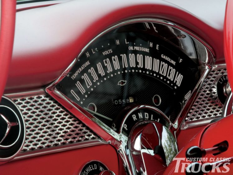 1955, Chevrolet, Cameo, Pickup, Custom, Hot, Rod, Rods, Retro HD Wallpaper Desktop Background