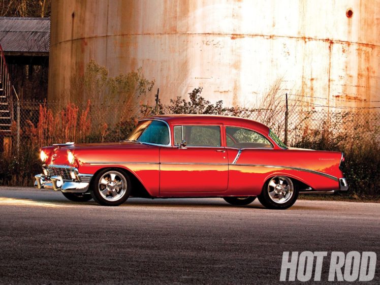 1956, Chevrolet, Coupe, Custom, Hot, Rod, Rods, Retro HD Wallpaper Desktop Background