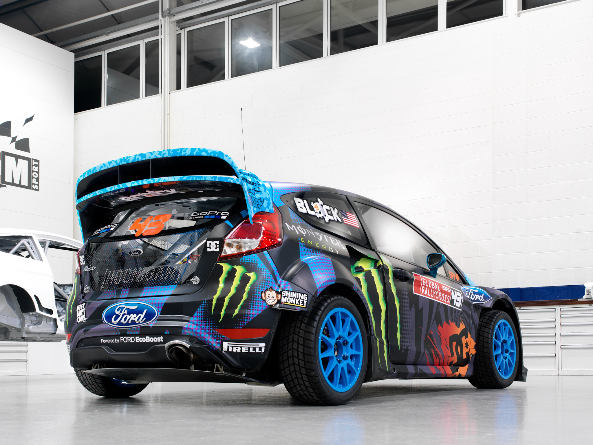 2013, Ford, Fiesta, S t, Rx43, Rallycross, Race, Racing, Tuning Wallpaper