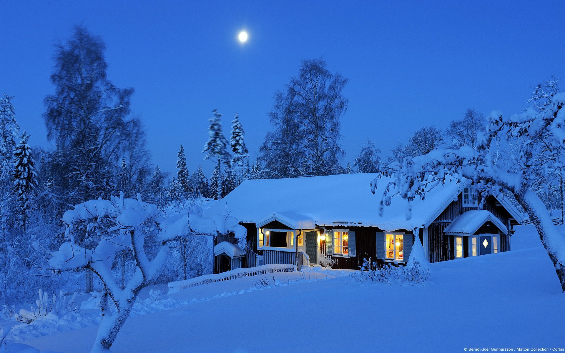 winter, Snow, Nature, Landscape, House Wallpaper