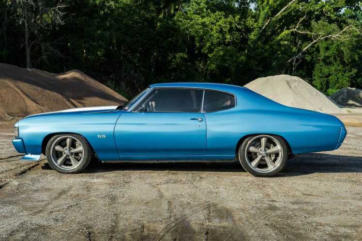 supercharged, 1972, Chevrolet, Chevelle, Coupe, Cars, Blue HD Wallpaper Desktop Background