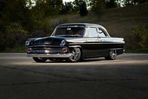 1955, Ford, Customline, Sedan, Cars, Black