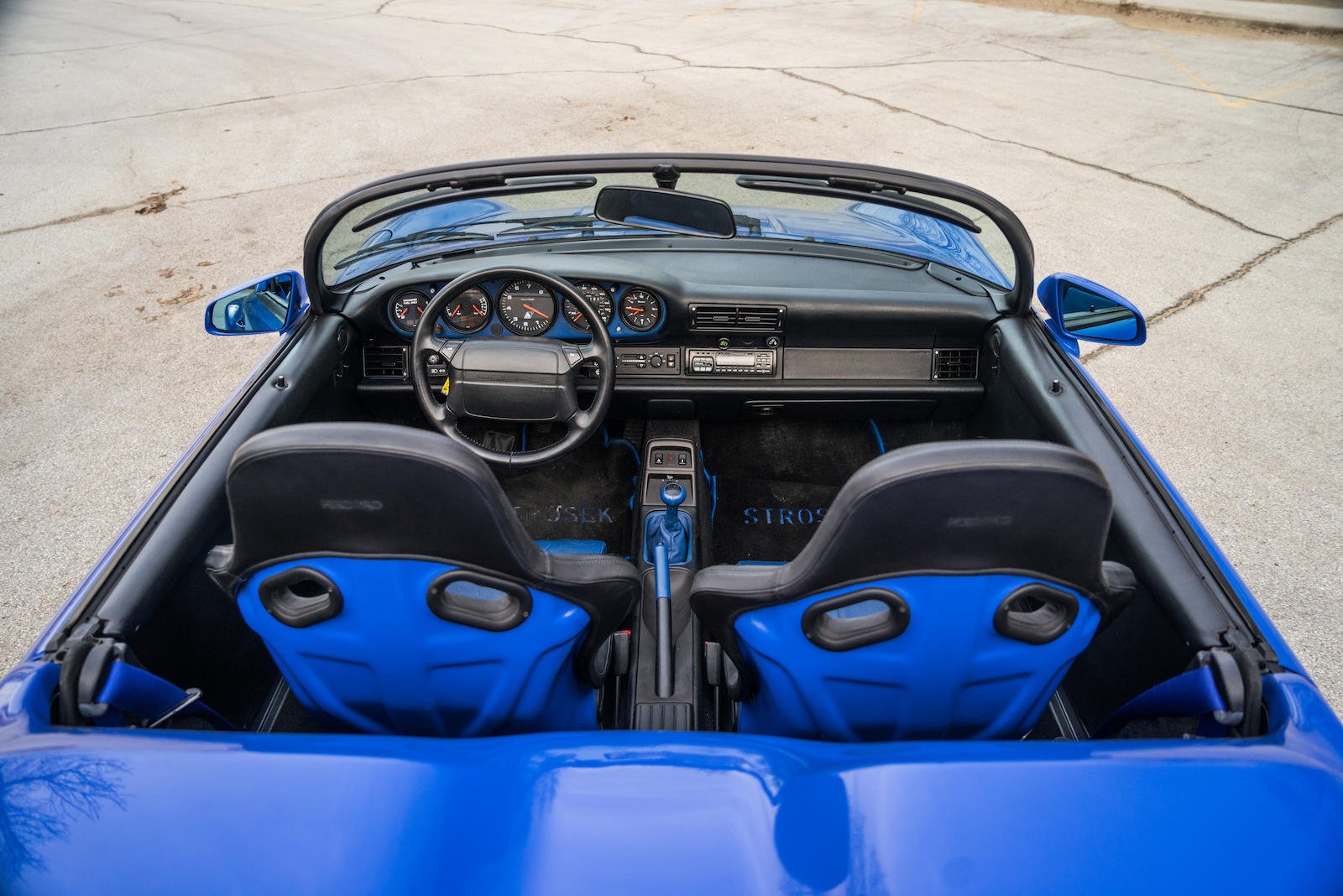 porsche, 964, Speedster, Strosek, Cars, Blue Wallpaper