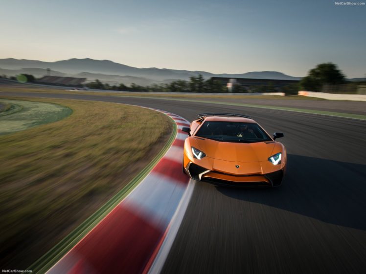 2016, Aventador, Cars, Coupe, Lamborghini, Lp750 4, Supercars, Orange HD Wallpaper Desktop Background