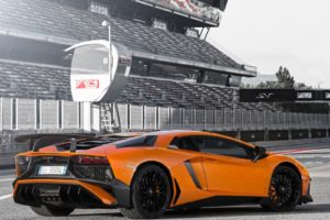 2016, Aventador, Cars, Coupe, Lamborghini, Lp750 4, Supercars, Orange