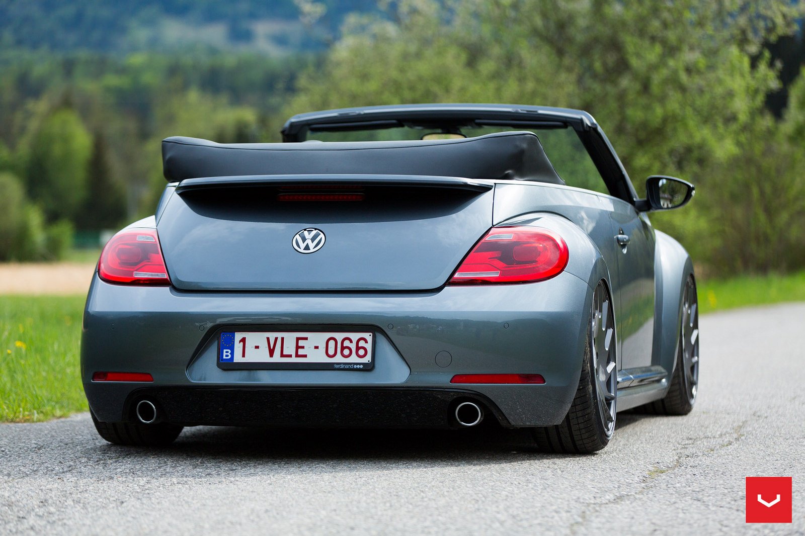 volkswagen, Beetle, Convertible, Vossen, Wheels, Cars Wallpaper