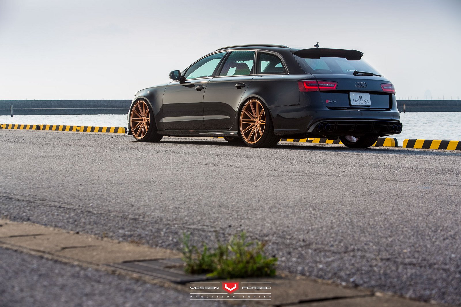audi, Rs6, Avant, Vossen, Wheels, Cars, Black Wallpaper