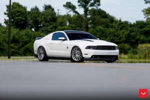 ford, Mustang, Coupe, Vossen, Wheels, Cars, Black
