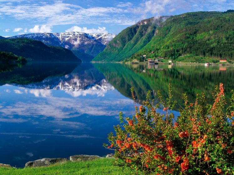 hordanlang, Noruega, Paisaje, Fiordo, Naturaleza HD Wallpaper Desktop Background