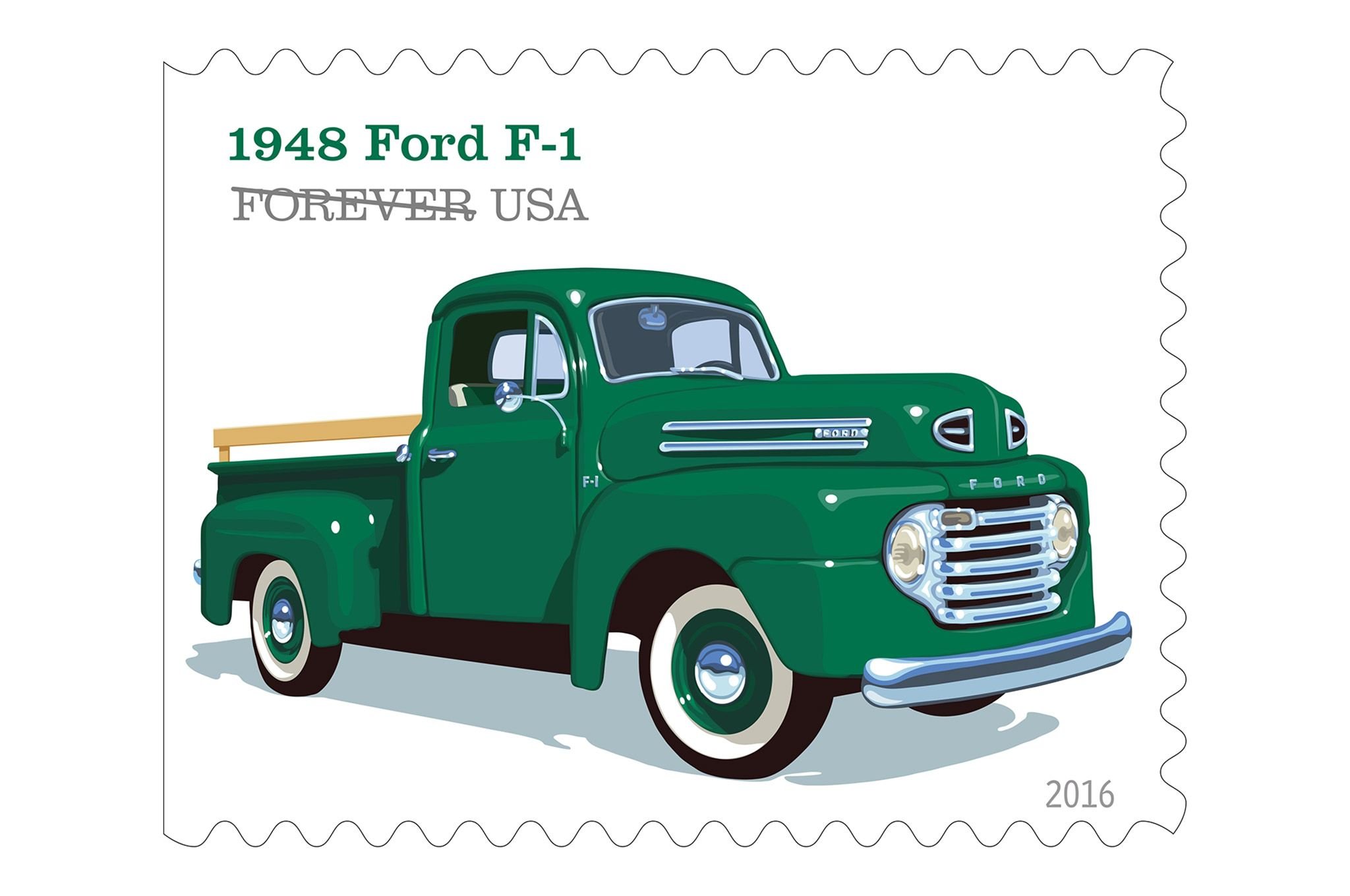 ford, Pickup, Classic, Retro, Poster, Artwork, Art, Stamp Wallpaper