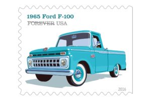ford, Pickup, Classic, Retro, Poster, Artwork, Art, Stamp