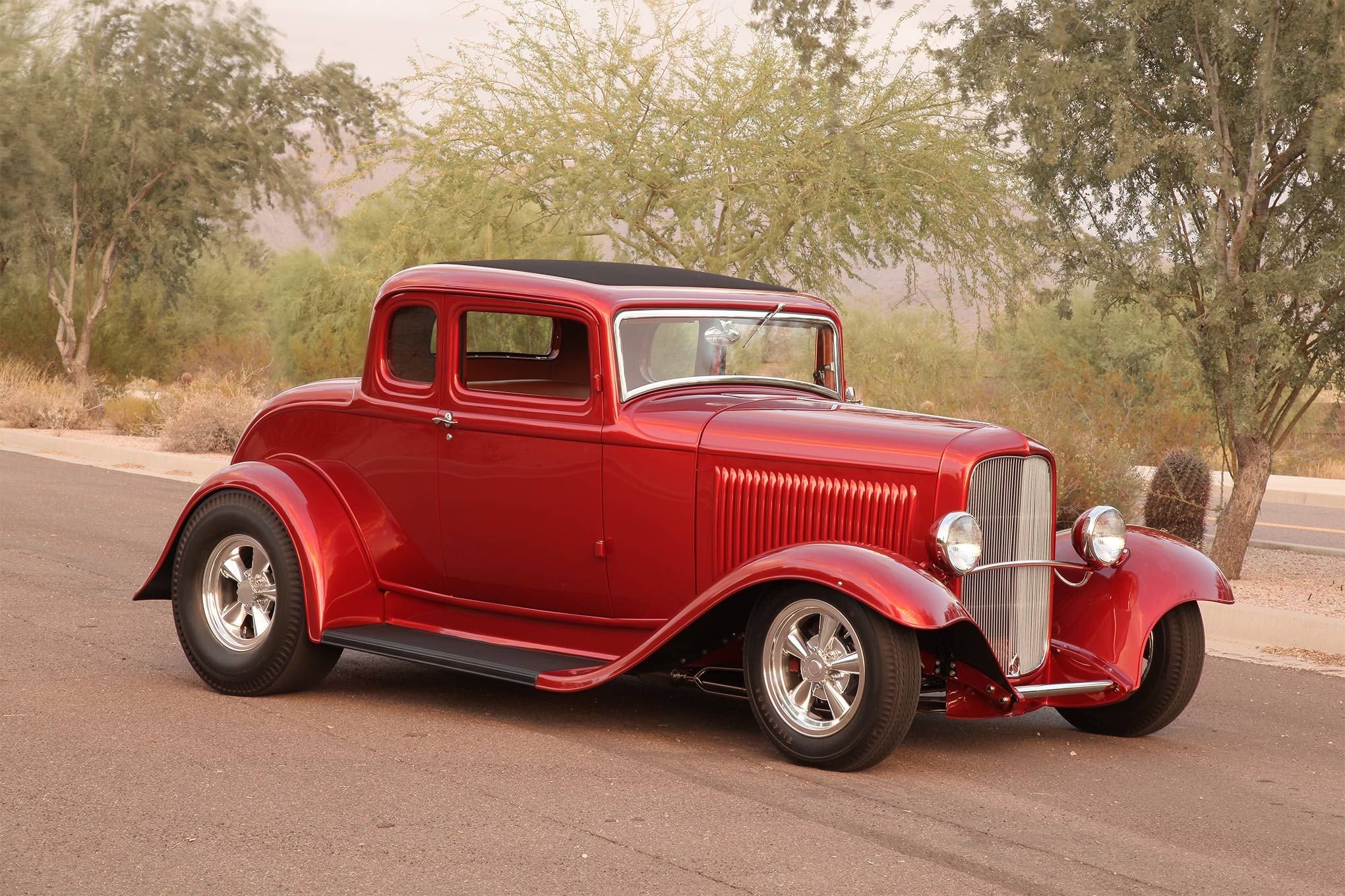 1932, Ford, Five window, Coupe, Hot, Rod, Rods, Custom, Retro, Vintage Wallpaper