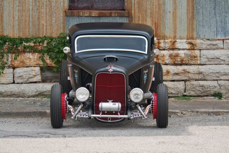 1932, Ford, Coupe, Hot, Rod, Rods, Custom, Retro, Vintage, Race, Racing HD Wallpaper Desktop Background