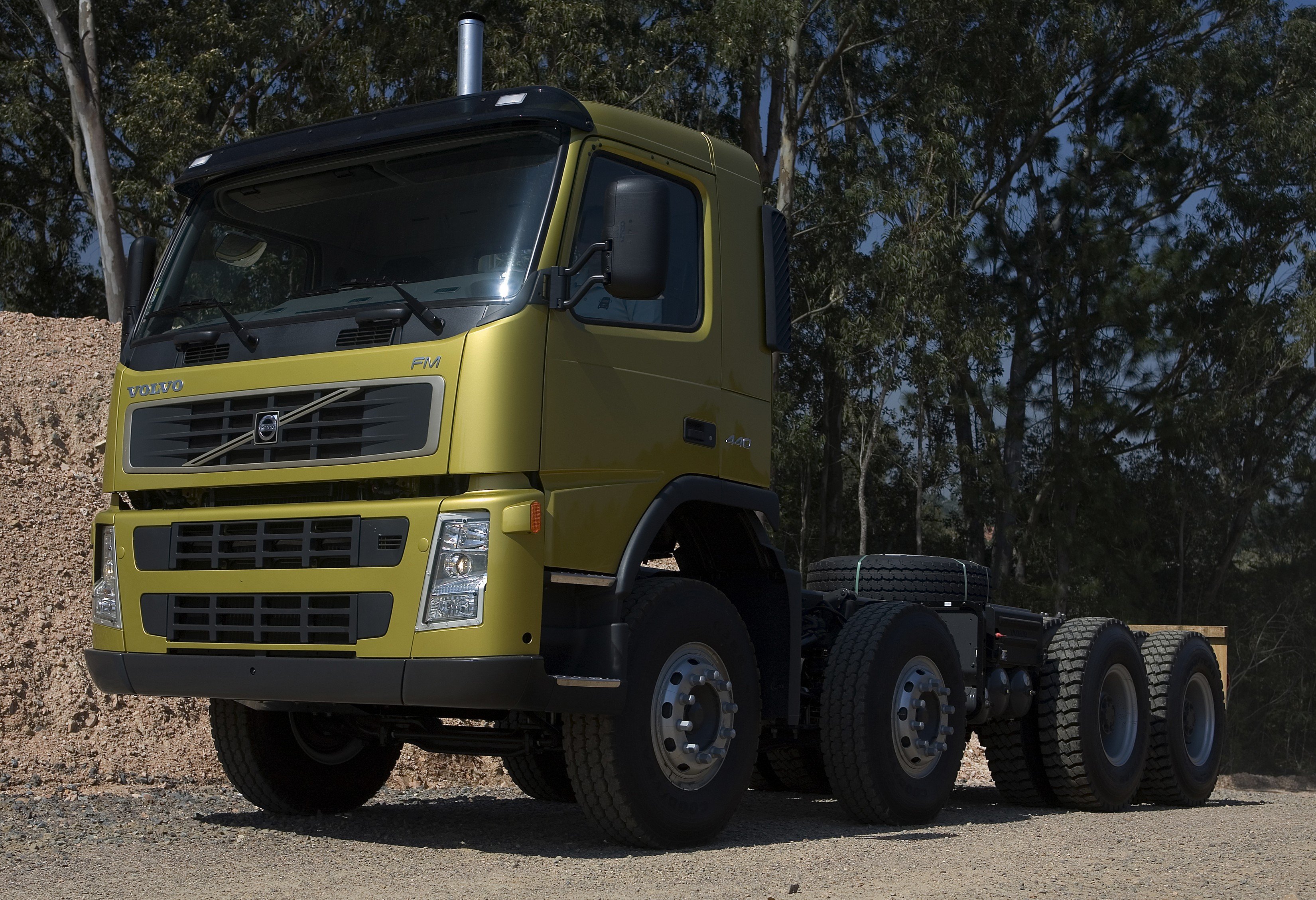 2008, Volvo, F m, 440, 8x4, Semi, Tractor Wallpaper