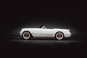 1954, Chevrolet, Corvette, Polo white, 2934, Muscle, Supercar, Retro
