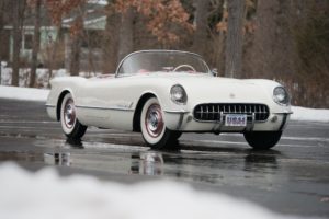 1954, Chevrolet, Corvette, Polo white, 2934, Muscle, Supercar, Retro