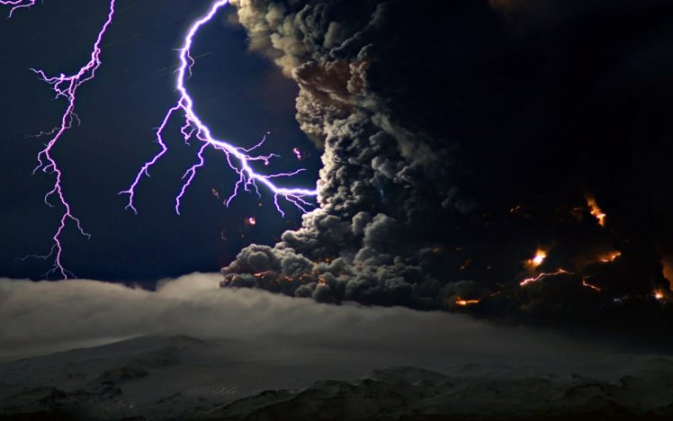 rayos, Nubes, Tornado, Naturaleza HD Wallpaper Desktop Background
