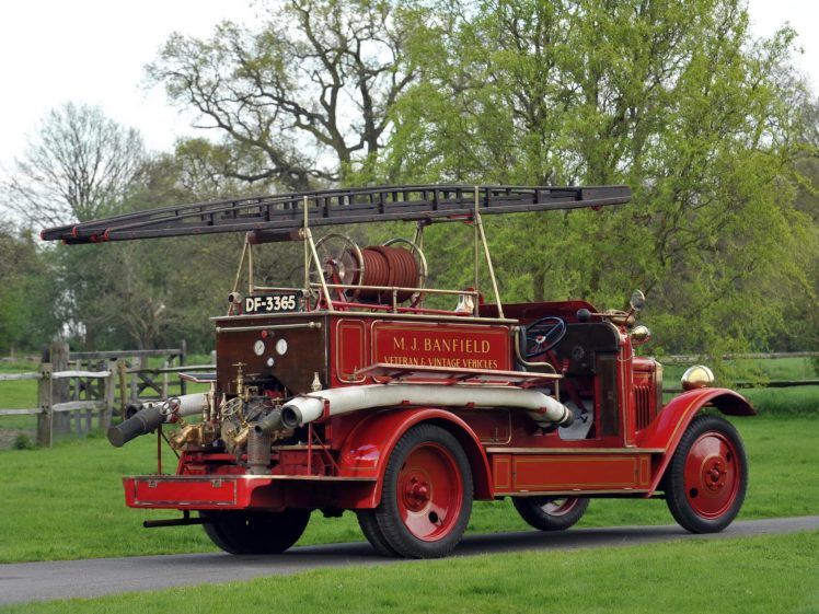 1926, Morris, Commercial, Fire, Engine, Firetruck, Emergency, Vintage, Semi, Tractor HD Wallpaper Desktop Background