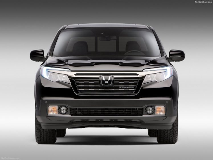 2016, Honda, Ridgeline, Cars, Pickup, Black, Edition HD Wallpaper Desktop Background