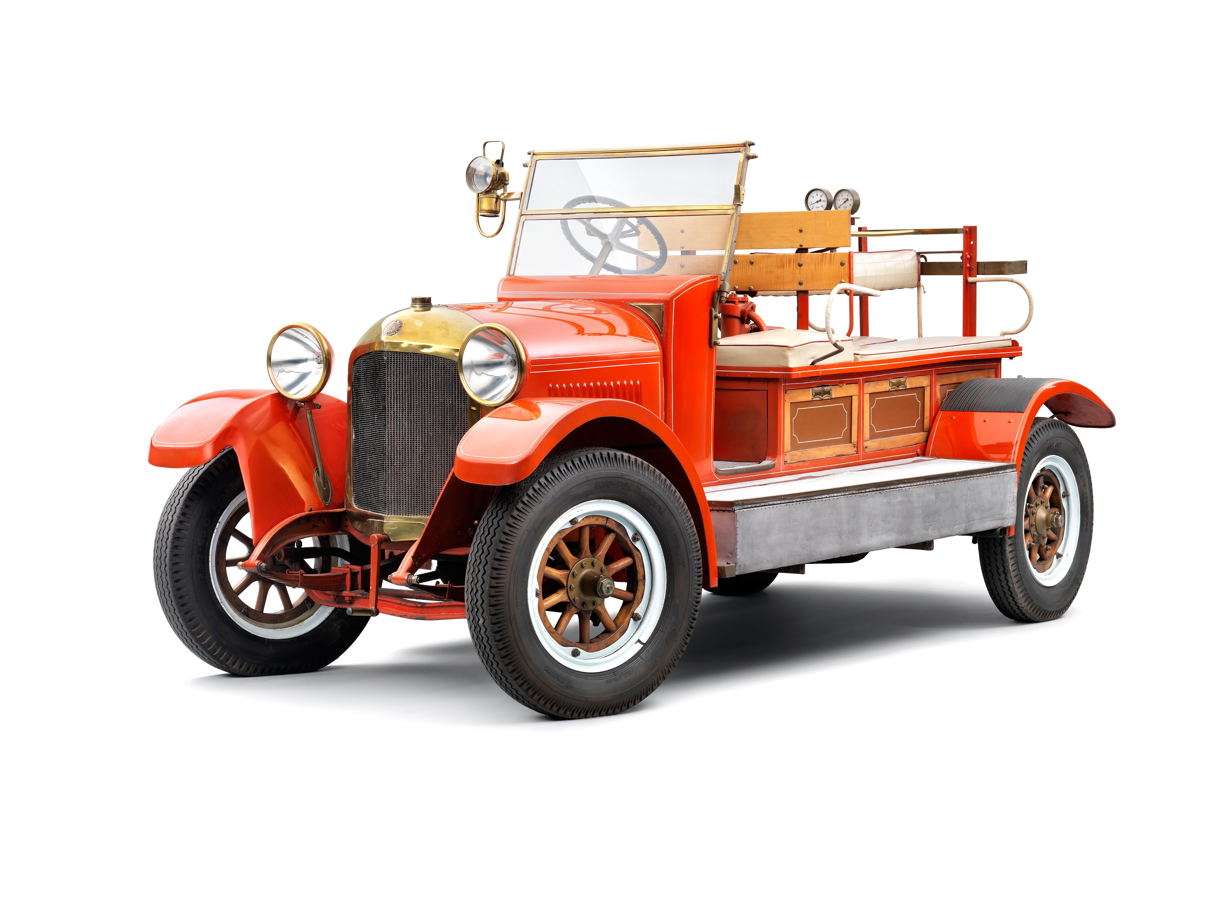 1919, Laurin, Klement, M f, Fire, Engine, Firetruck, Semi, Tractor, Vintage, Fire Wallpaper
