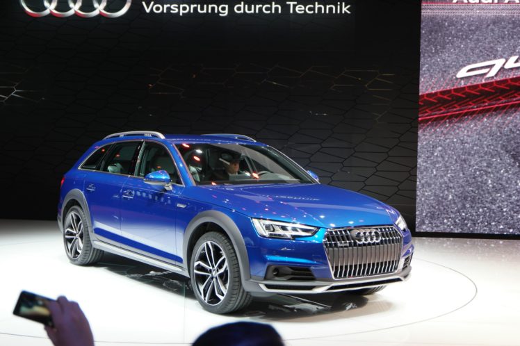 2016, Detroit, Auto, Show, 2016, Audi, A4, Allroad, Wagon, Cars HD Wallpaper Desktop Background