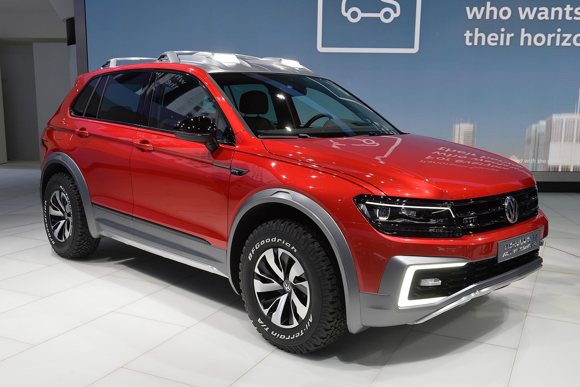 2016, Detroit, Auto, Show, 2016, Volkswagen, Tiguan, Gte, Active, Concept, Cars Wallpaper