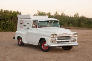 1958, Chevy, 3100, Ice, Cream, Truck, Pickup, Hot, Rod, Rods, Custom, Retro