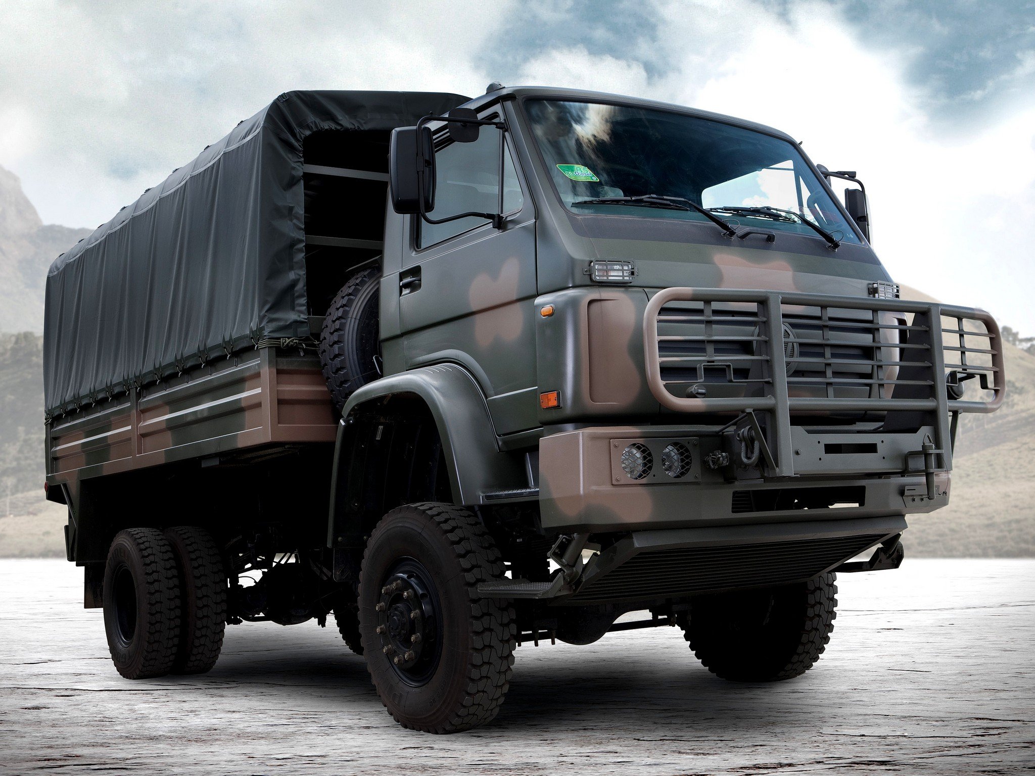 2008, Volkswagen, Worker, 15 210, 4x4, Military, Semi, Tractor Wallpaper