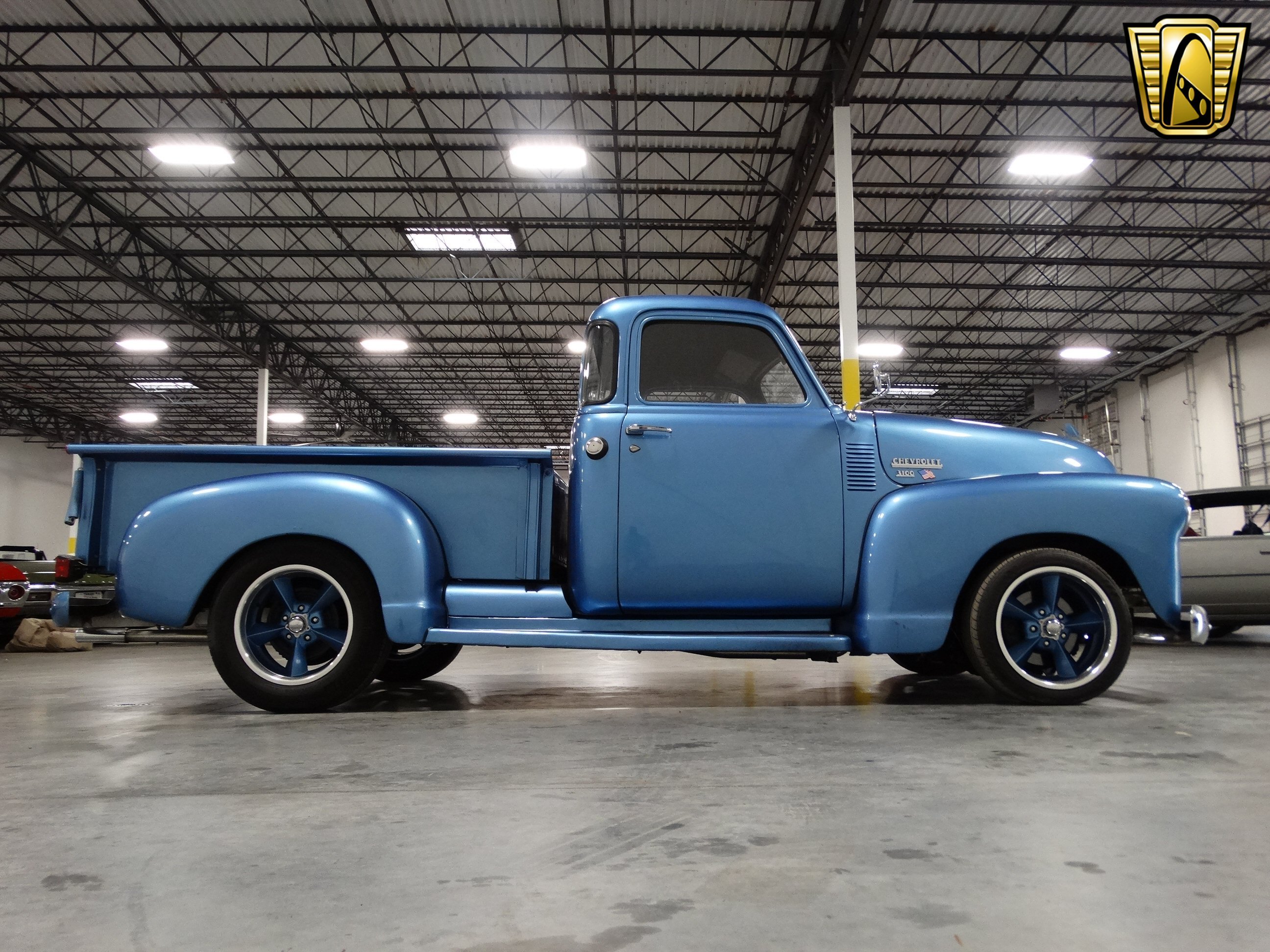 1949, Chevrolet, 3100, Pickup, Cars, Custom, Blue Wallpaper