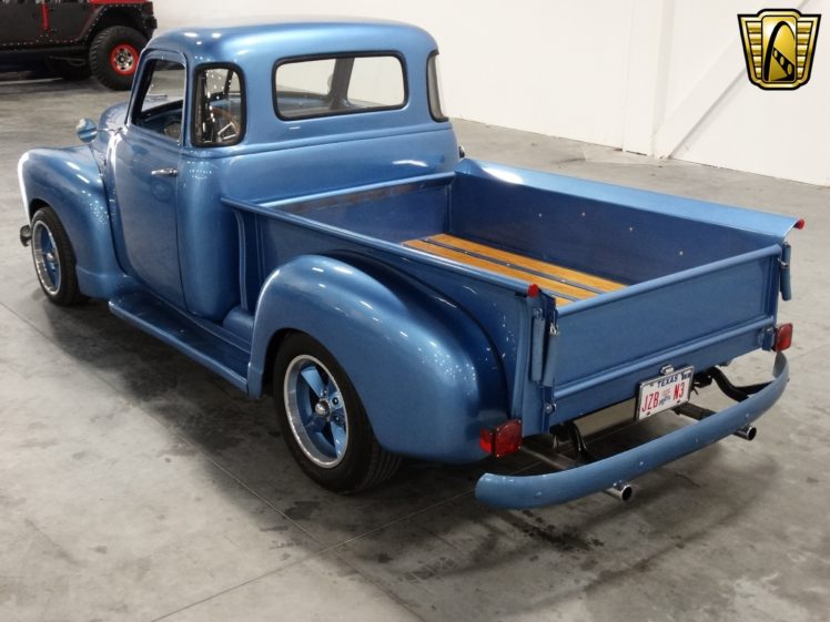 1949, Chevrolet, 3100, Pickup, Cars, Custom, Blue HD Wallpaper Desktop Background