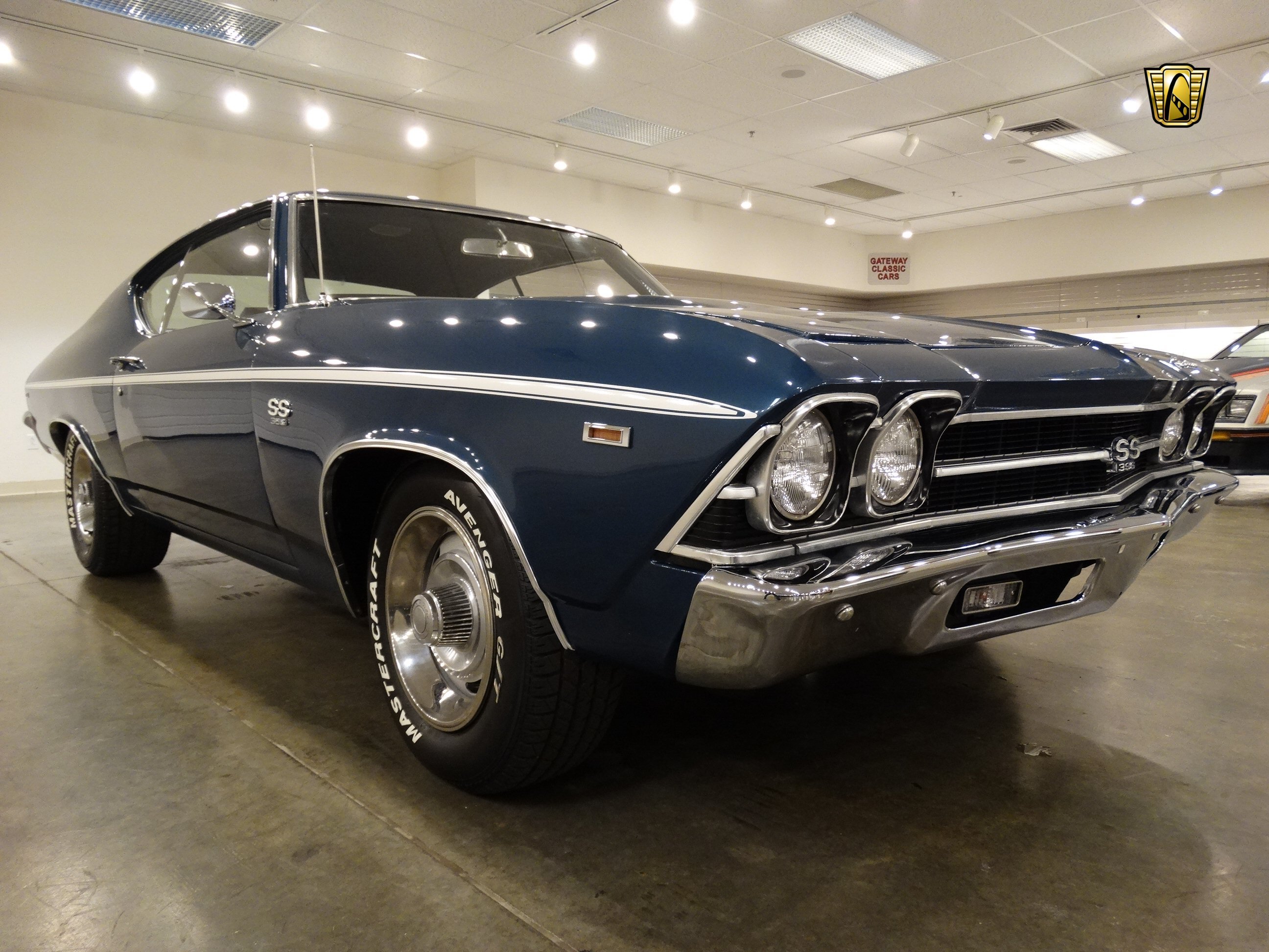 1969, Chevrolet, Chevelle, Ss, Tribute, Cars, Blue Wallpaper