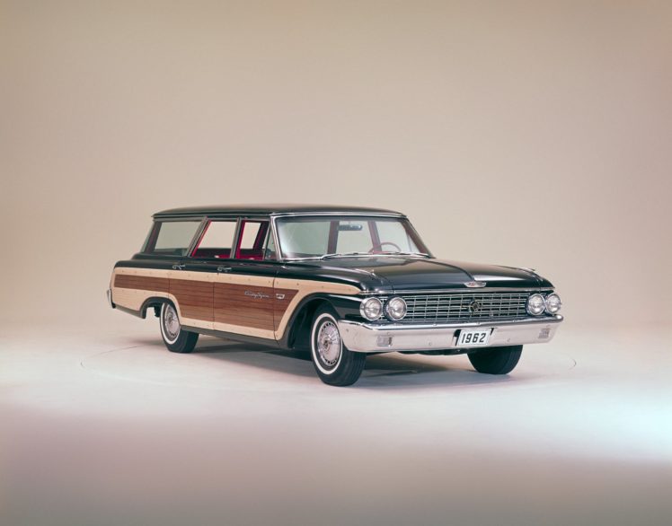 1962, Ford, Country, Squire, 9 passenger, Stationwagon, 71e, Classic HD Wallpaper Desktop Background