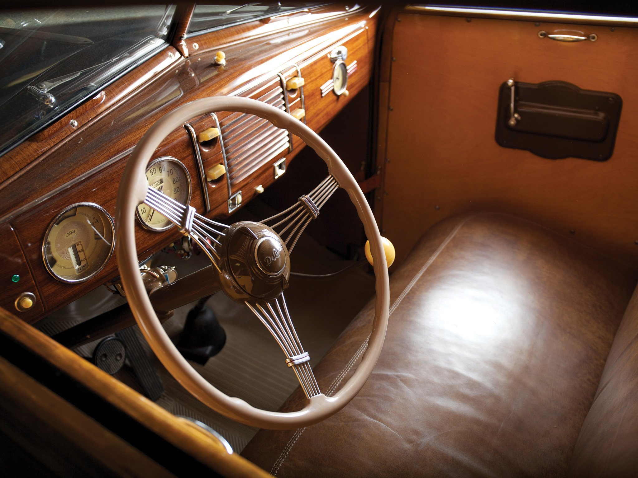 1939, Ford, V 8, Deluxe, Stationwagon, 91a 79, Woody, Retro, Vintage Wallpaper