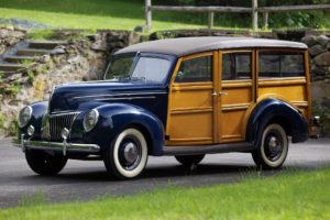 1939, Ford, V 8, Deluxe, Stationwagon, 91a 79, Woody, Retro, Vintage