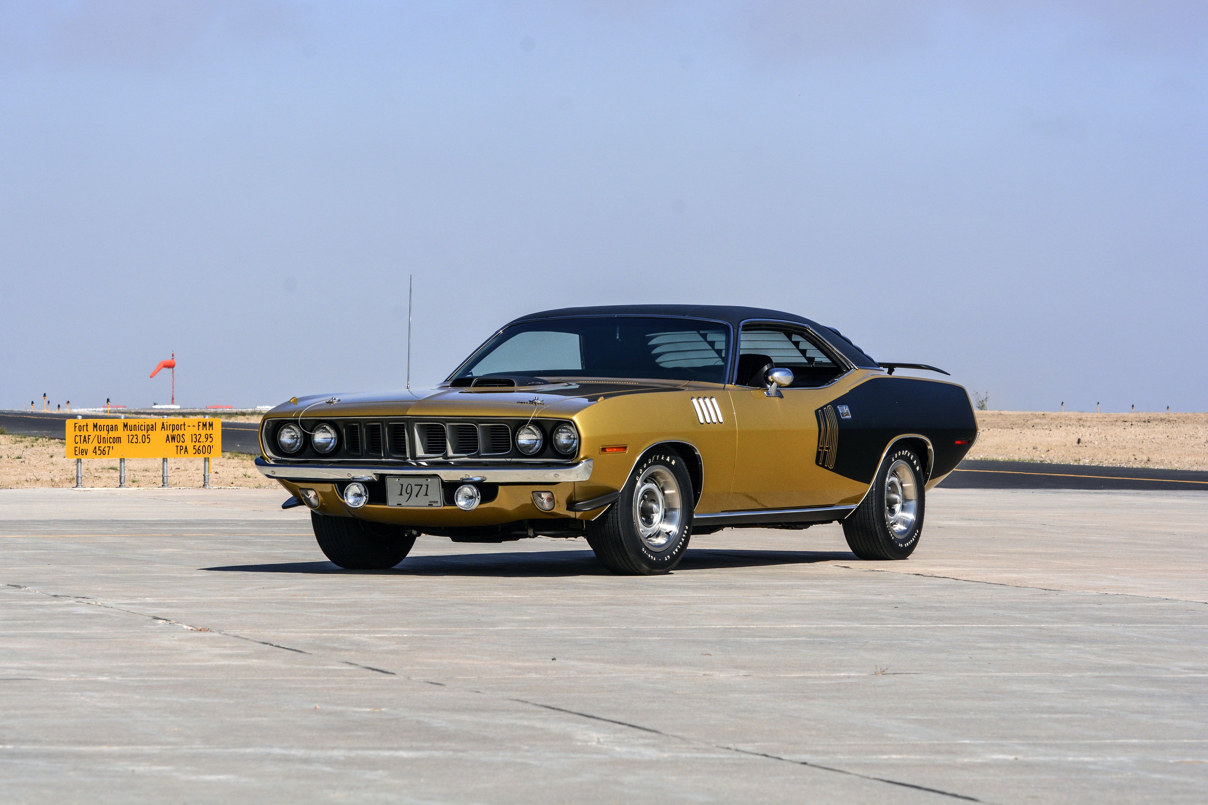 1971, Plymouth, Cuda, 440, Mopar, Muscle, Barracuda, Classic Wallpaper