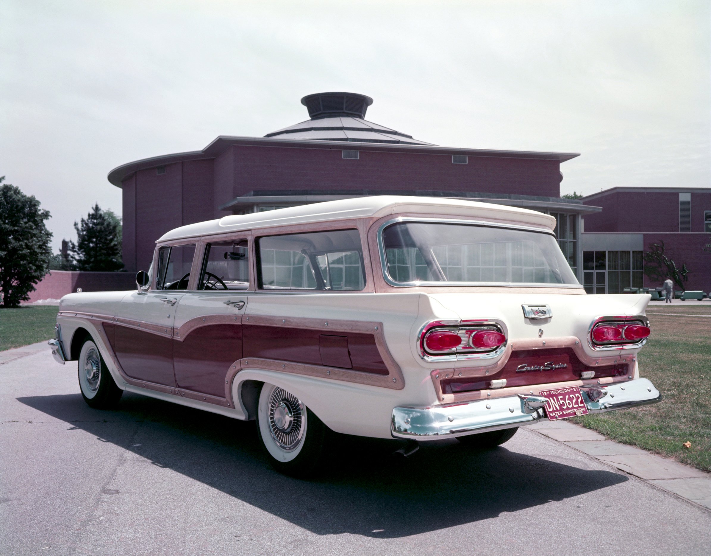 1958, Ford, Country, Squire, 79e, Stationwagon, Classic Wallpaper