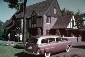 1953, Ford, Mainline, Ranch, Wagon, B3 59a, Stationwagon, Retro