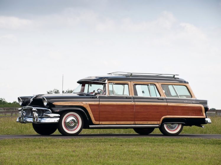 1956, Ford, Country, Squire, 79c, Stationwagon, Retro, Woody HD Wallpaper Desktop Background