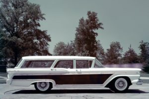 1959, Ford, Country, Squire, 71g, Stationwagon, Retro