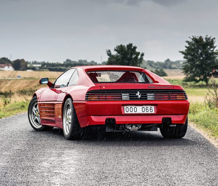 1993, Ferrari, 348, G t, Competizione, Pininfarina, Supercar HD Wallpaper Desktop Background
