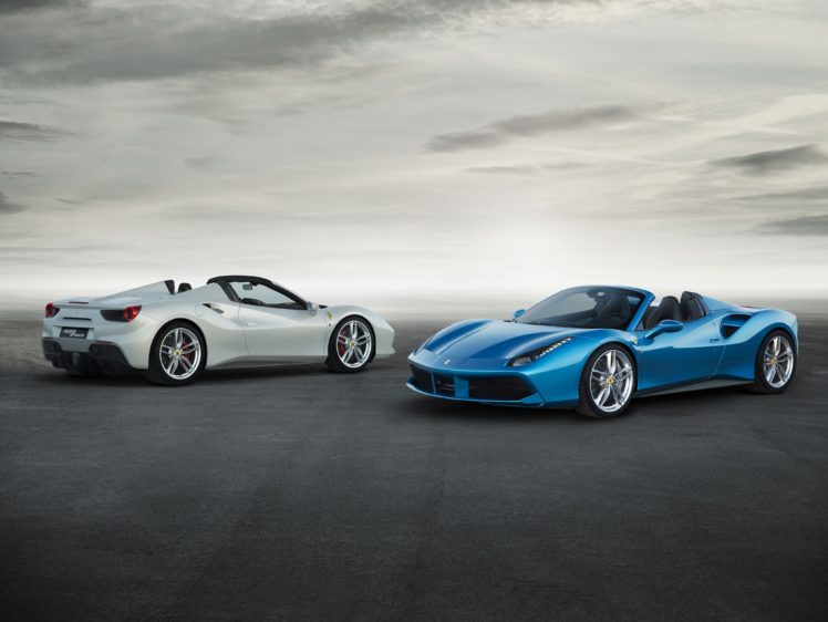 2015, Ferrari, 488, Spider, Supercar HD Wallpaper Desktop Background