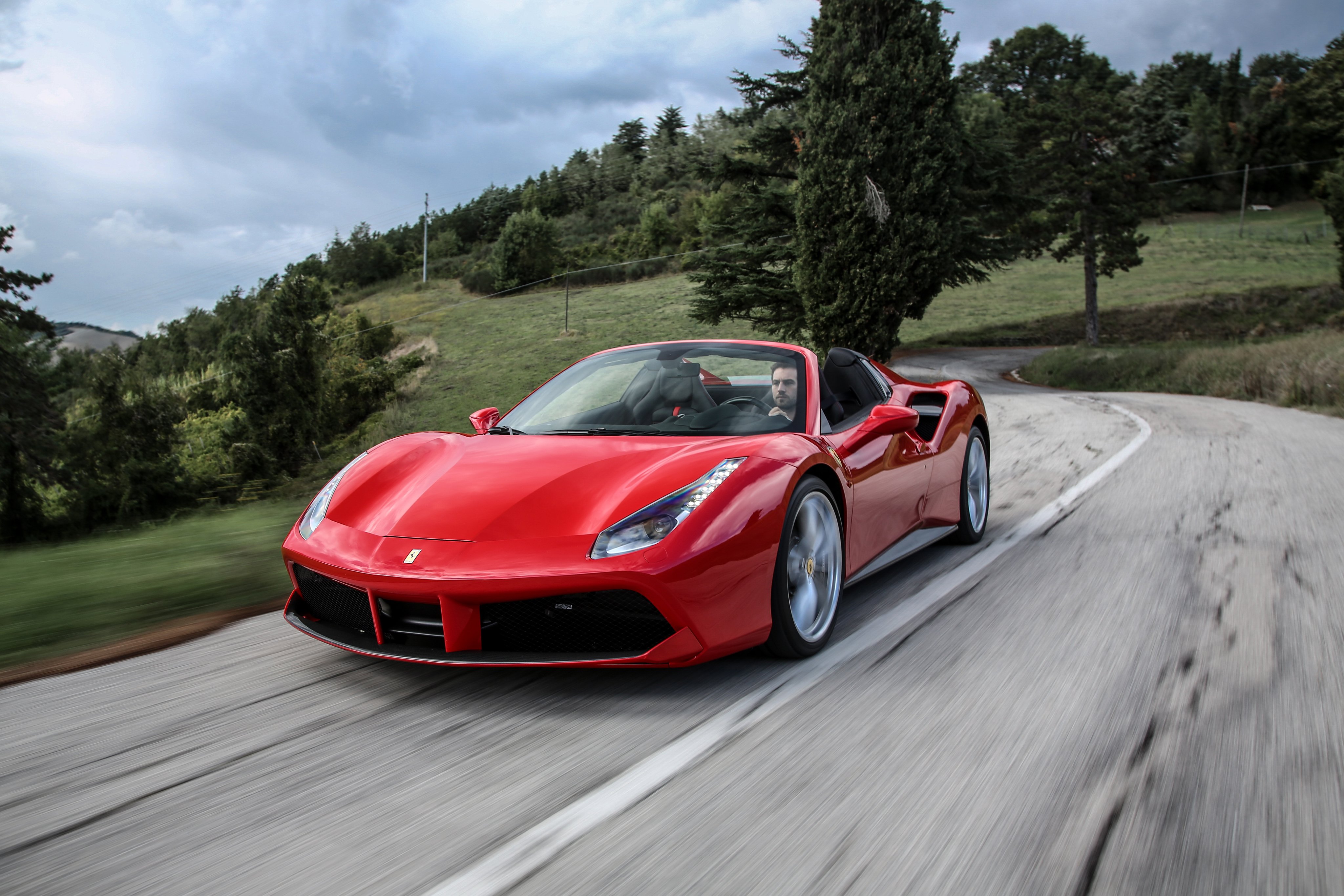 2015, Ferrari, 488, Spider, Supercar Wallpaper