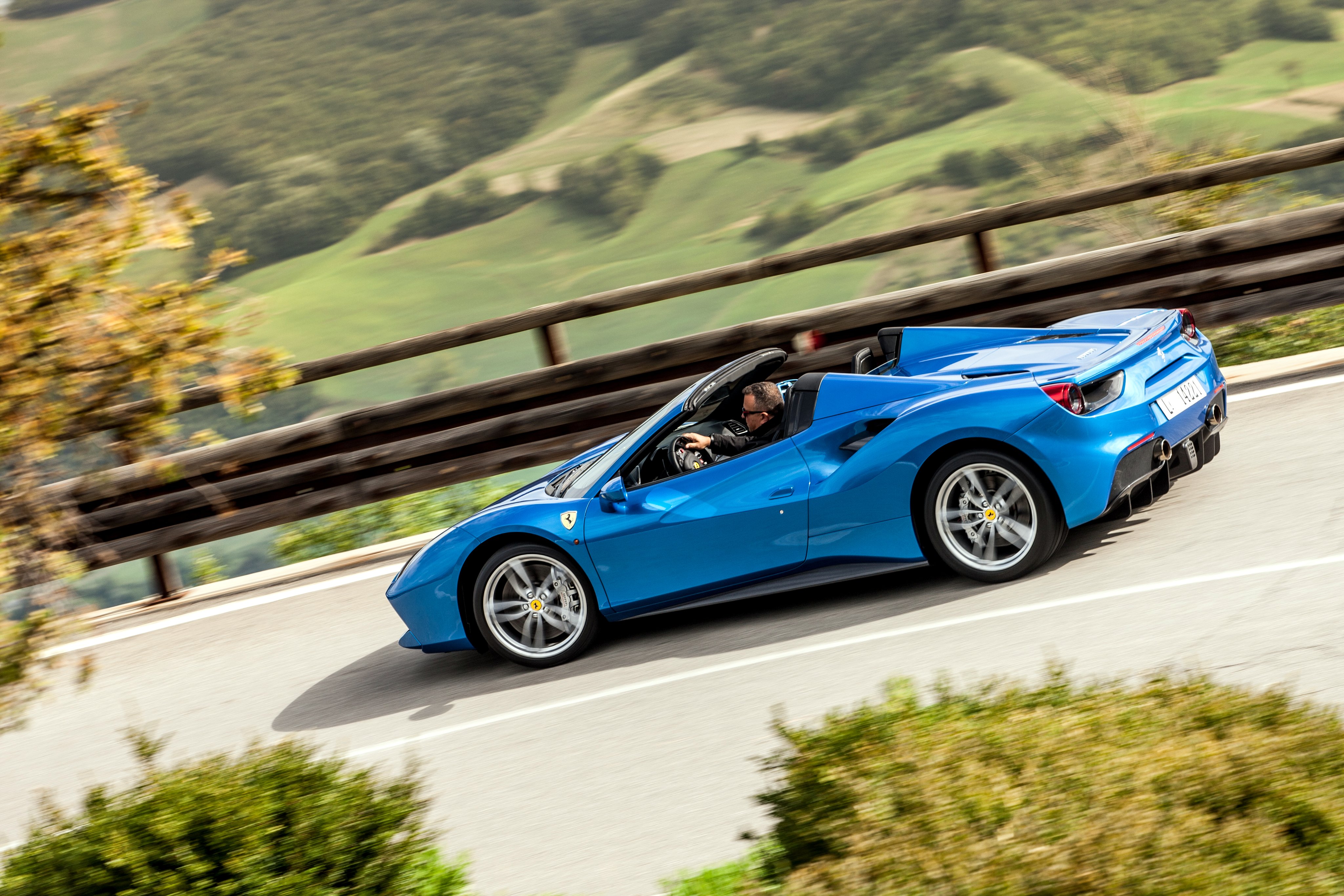 2015, Ferrari, 488, Spider, Supercar Wallpaper