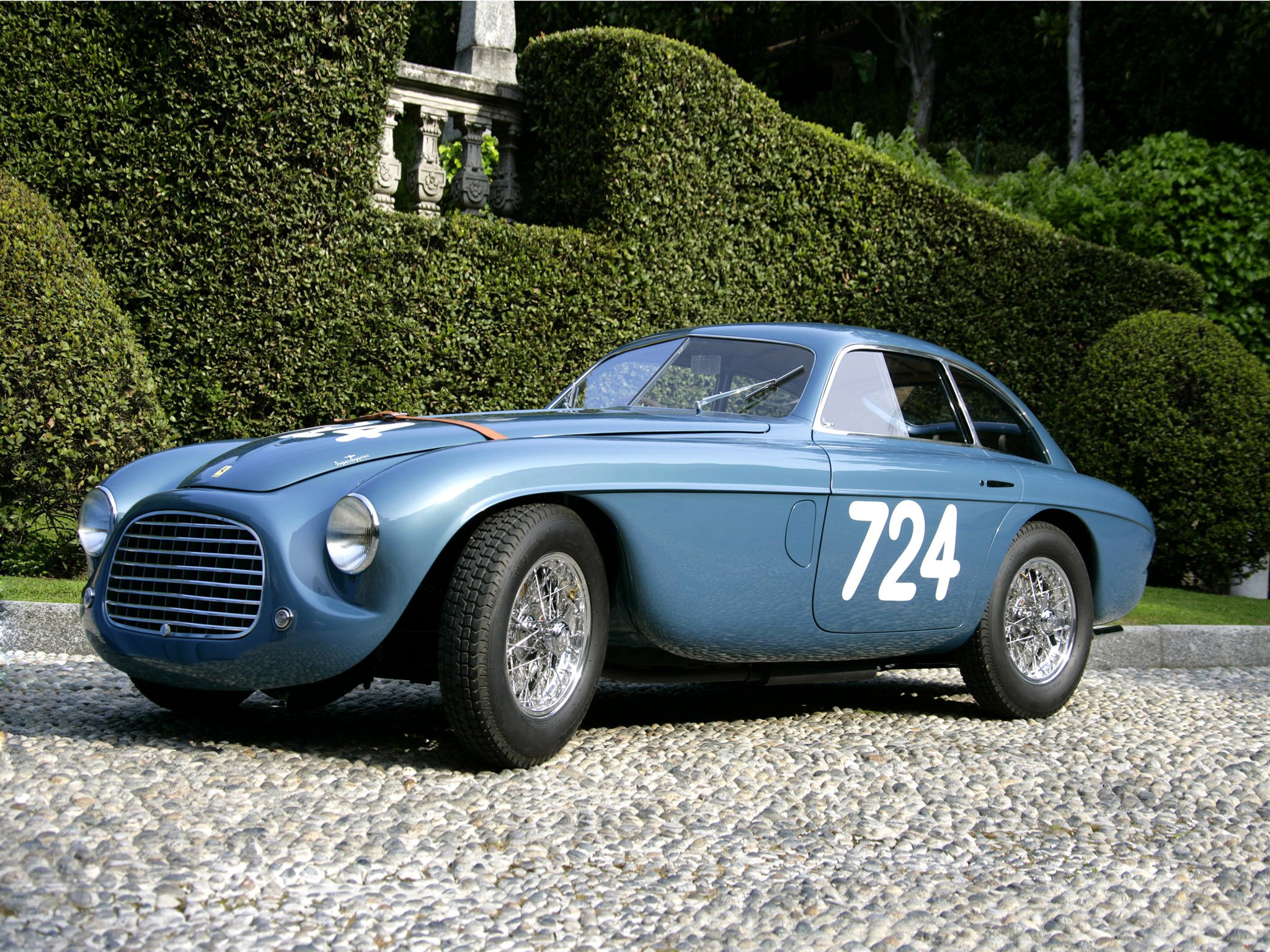 1950, Ferrari, 166, M m, 195, S, Berlinetta, L m, 0026m, Touring, Race, Racing, Supercar, Retro Wallpaper