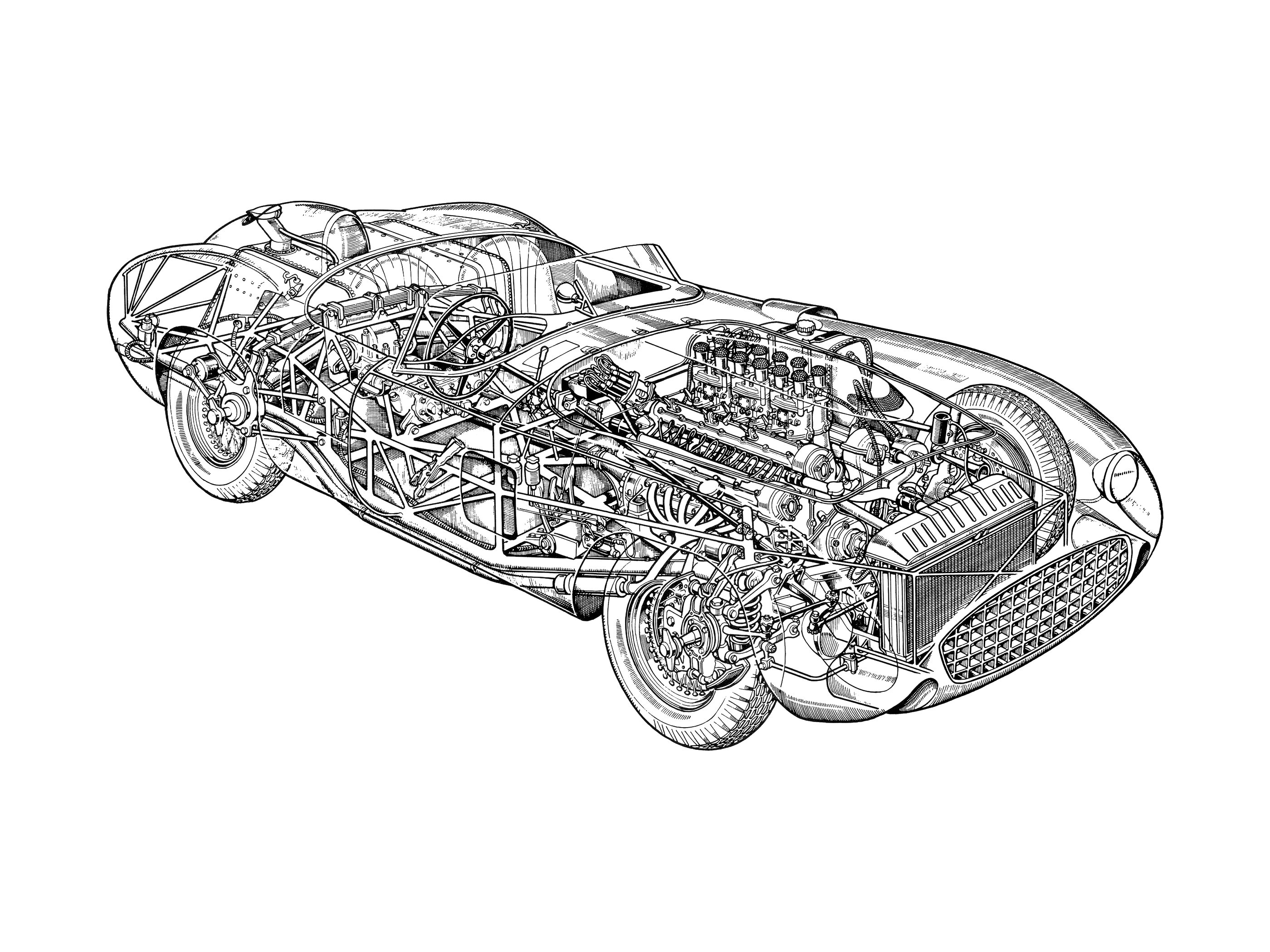 1957, Ferrari, 335, S, Supercar, Race, Racing, Retro Wallpaper